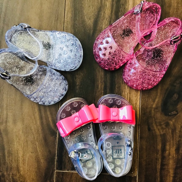 baby jelly shoes size 4
